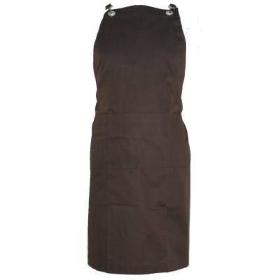 Фартук мастера и парикмахера на люверсах Медея шоколад Фартук мастера и парикмахера на люверсах Медея шоколад