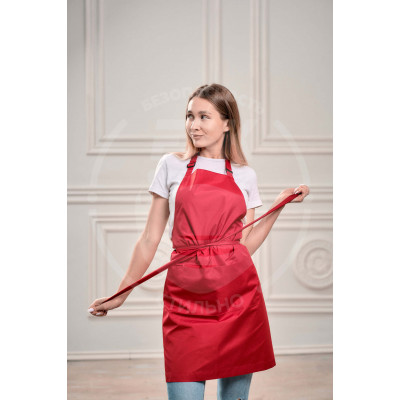 Фартук плащевка красный Фартук плащевка красный