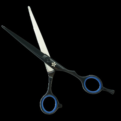 Ножницы парикмахерские черные прямые 6 дюймов AQK6-60B Ножницы парикмахерские черные прямые 6 дюймов AQK6-60B