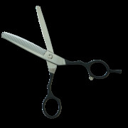 Ножницы парикмахерские филировочные черные 6 дюймов SB11-6040T