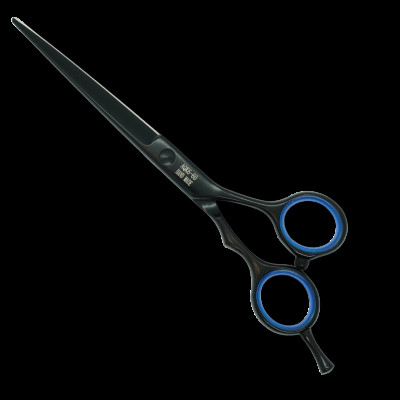 Ножницы парикмахерские черные прямые 6 дюймов AQK6-60B Ножницы парикмахерские черные прямые 6 дюймов AQK6-60B