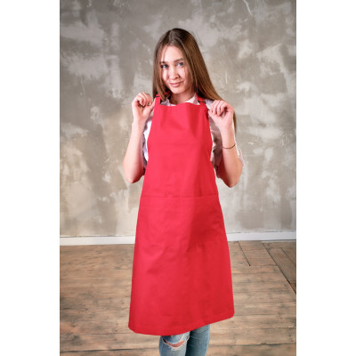 Фартук мастера и парикмахера Медея красный Фартук мастера и парикмахера Медея красный