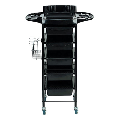 Парикмахерская тележка B8 (одна боковая корзина) Парикмахерская тележка B8 (одна боковая корзина)