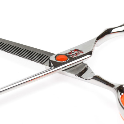 Филировочные парикмахерские Ножницы TAYO ORANGE TQ6640S 6,0", 40 зубцов, эргономичные Филировочные парикмахерские Ножницы TAYO ORANGE TQ6640S 6,0", 40 зубцов, эргономичные