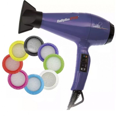 Профессиональный фен BaByliss PRO Luminoso+ Viola Ionic BAB6360IPE 2100W фиолетовый Профессиональный фен BaByliss PRO Luminoso+ Viola Ionic BAB6360IPE 2100W фиолетовый