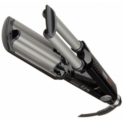Щипцы BaByliss PRO BAB2369TTE тройная плойка Ionic 3D Waiver с терморегулятором, титан-турмалин, 19 Щипцы BaByliss PRO BAB2369TTE тройная плойка Ionic 3D Waiver с терморегулятором, титан-турмалин, 19