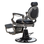 Кресло мужское барбер Ричард полированный каркас медного цвета