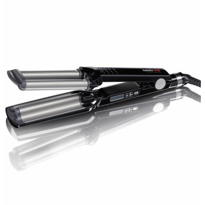 Щипцы BaByliss PRO BAB2369TTE тройная плойка Ionic 3D Waiver с терморегулятором, титан-турмалин, 19 Щипцы BaByliss PRO BAB2369TTE тройная плойка Ionic 3D Waiver с терморегулятором, титан-турмалин, 19