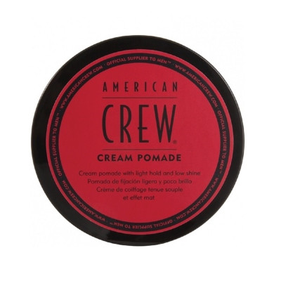 Крем-помада для укладки волос American Crew Cream Pomade 85 гр, лёгкая фиксация Крем-помада для укладки волос American Crew Cream Pomade 85 гр, лёгкая фиксация