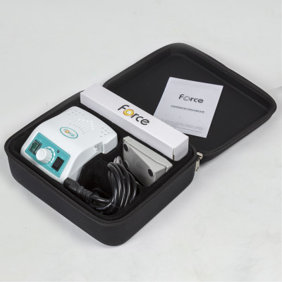 Аппарат для маникюра Force 315/120 с педалью бирюзовый Аппарат для маникюра Force 315/120 с педалью бирюзовый