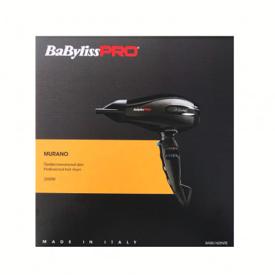 Профессиональный фен BaByliss PRO Murano ionic BAB6160INRE 2000W Профессиональный фен BaByliss PRO Murano ionic BAB6160INRE 2000W