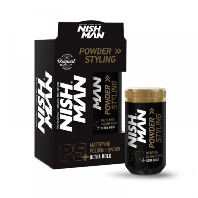 Пудра для укладки волос NISHMAN P5+ 20 гр Пудра для укладки волос NISHMAN P5+ 20 гр