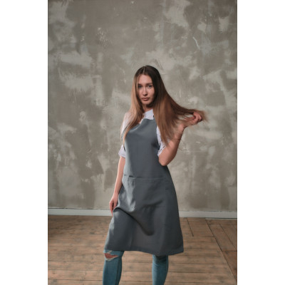 Фартук габардин серый Фартук габардин серый