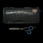 Ножницы филировочные парикмахерские черные 6 дюймов AQK6-635B