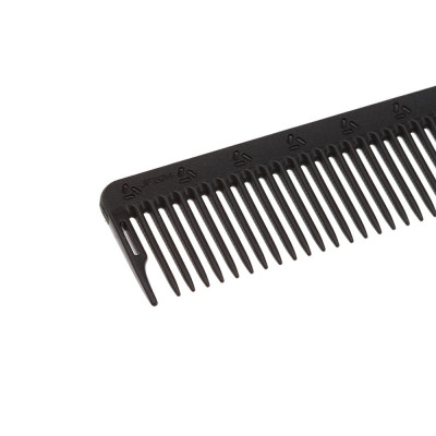 Расческа рабочая DEWAL CARBON black комбинированная Расческа рабочая DEWAL CARBON black комбинированная