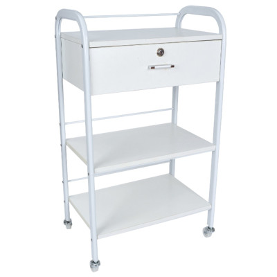 Косметологическая (парикмахерская) тележка 803 на замке Косметологическая (парикмахерская) тележка 803 на замке