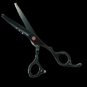 Ножницы парикмахерские черные прямые 6 дюймов AQW2-60