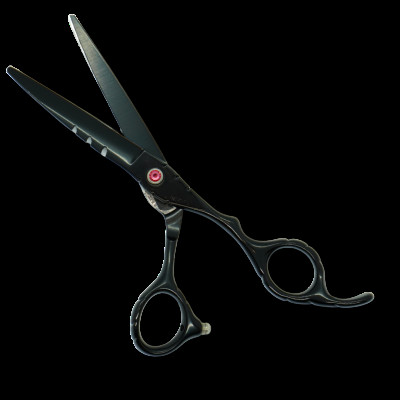 Ножницы парикмахерские черные прямые 6 дюймов AQW2-60 Ножницы парикмахерские черные прямые 6 дюймов AQW2-60