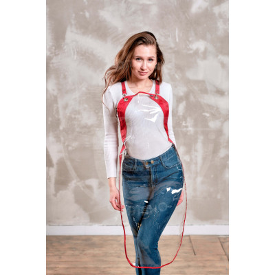 Фартук ПВХ красный Фартук ПВХ красный