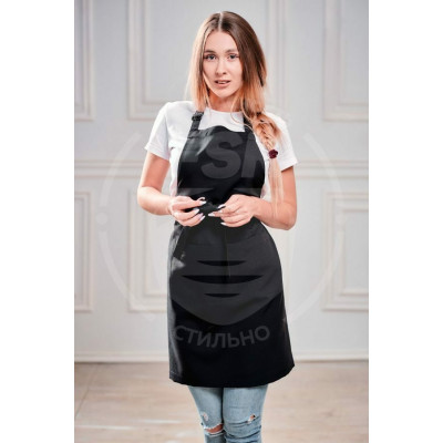 Фартук ТиСи черный Фартук ТиСи черный