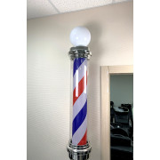 Барбер пол фонарь для барбершопа Barber pole 120 см LP1202