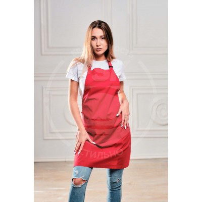 Фартук ТиСи красный Фартук ТиСи красный