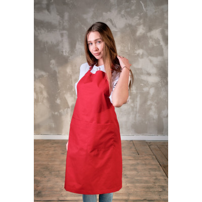 Фартук мастера и парикмахера Медея красный Фартук мастера и парикмахера Медея красный