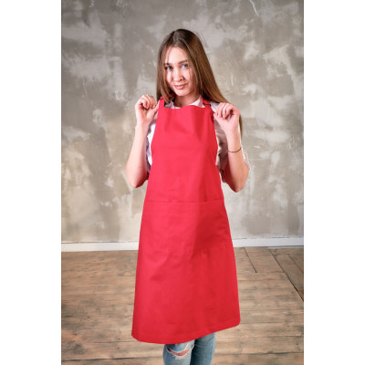 Фартук мастера и парикмахера Медея красный Фартук мастера и парикмахера Медея красный