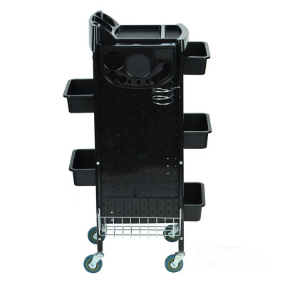 Парикмахерская тележка B8 (одна боковая корзина) Парикмахерская тележка B8 (одна боковая корзина)