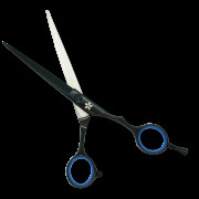 Ножницы парикмахерские черные прямые 6 дюймов AQK6-60B