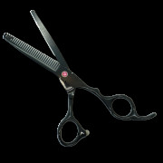 Ножницы парикмахерские черные филировочные 6 дюймов AQW2-630