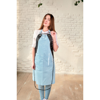 Фартук ТиСи с защитной накидкой голубой Фартук ТиСи с защитной накидкой голубой