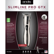 Триммер для стрижки волос Andis D-8 Slimline GTX, 0.1 мм, аккум/сетевой, 2.45 W,4 нас. 32695 (32945)