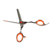 Филировочные парикмахерские Ножницы TAYO ORANGE TQ65540S 5,5", 40 зубцов, эргономичные